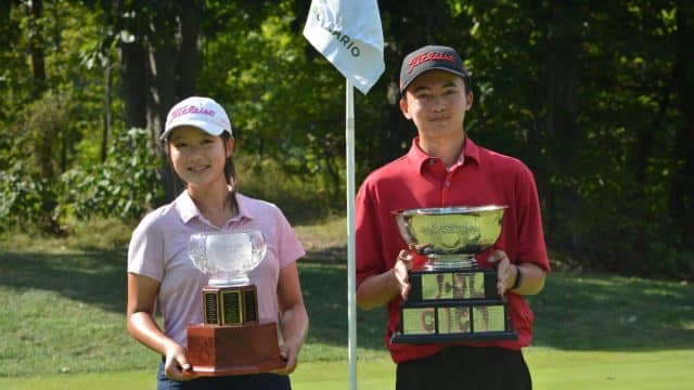 Matthew Javier (Scarboro) and Alissa Xu (Station Creek) capture Ontario Juvenile Championships