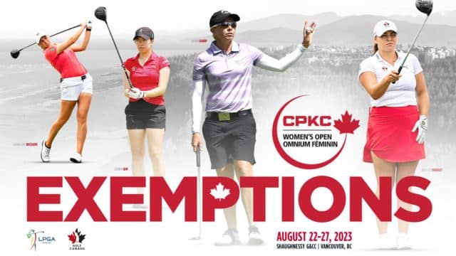Seven Canadians earn exemptions into 2023 CPKC Women’s Open