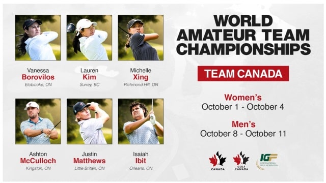 Golf Canada releases 2025 World Amateur Team roster